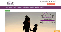 Desktop Screenshot of forbeshouse.org
